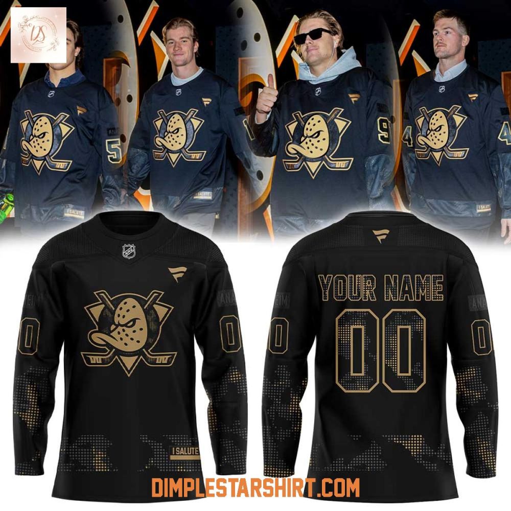 Anaheim Ducks Military Appreciation Night Unifrom Hockey Jersey