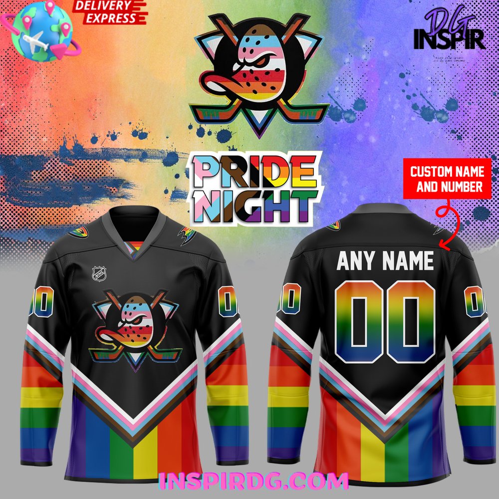 Anaheim Ducks Pride Night 2025 Jersey