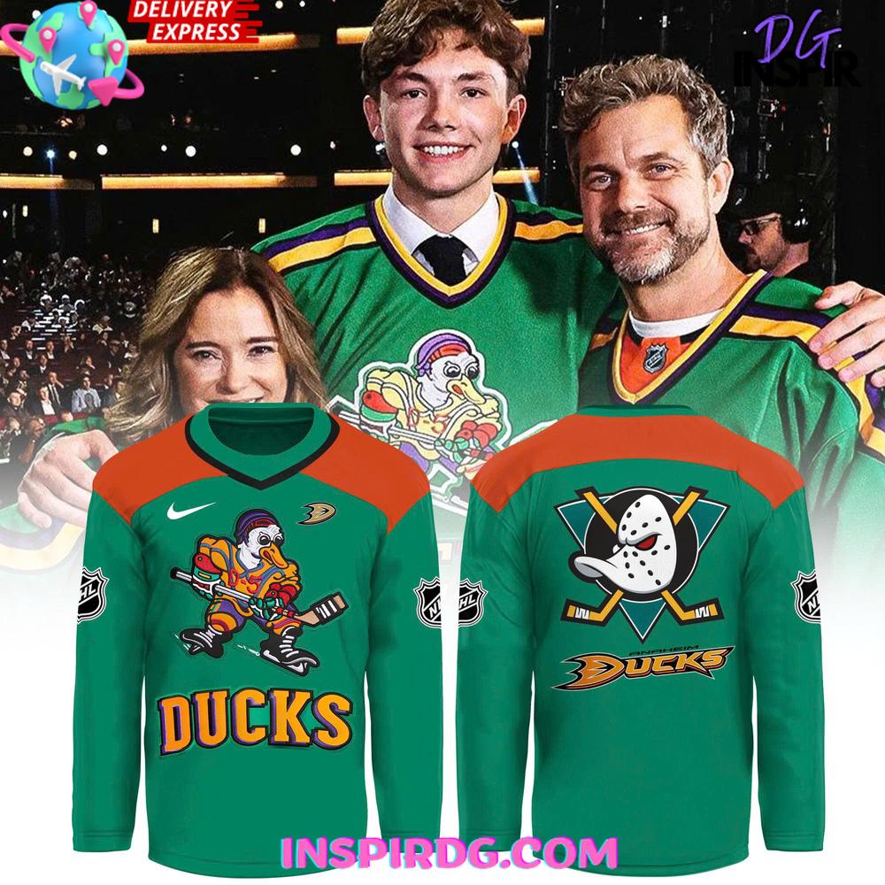 Anaheim Ducks Quack Attack Retro Edition Hockey Jersey