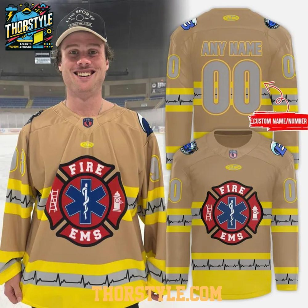 Biloxi Breakers First Responders Night 2026 Personalized Hockey Jersey