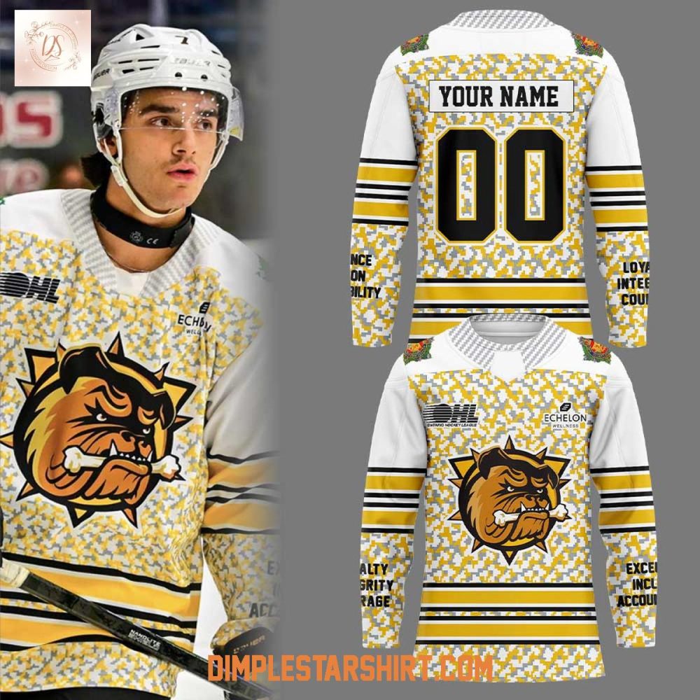 Brantford Bulldogs Military Appreciation Night 2025 Hockey Jersey