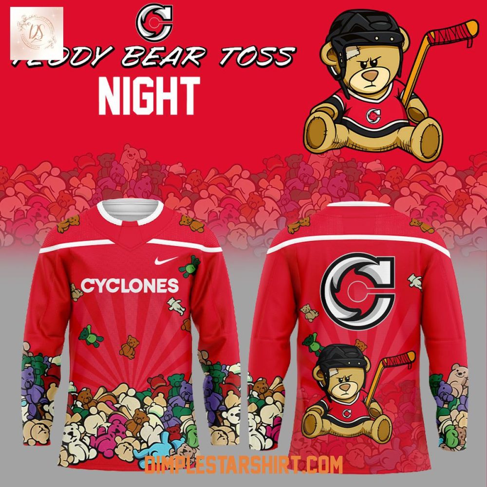 Cincinnati Cyclones Teddy Bear Toss Night 2025 Jersey