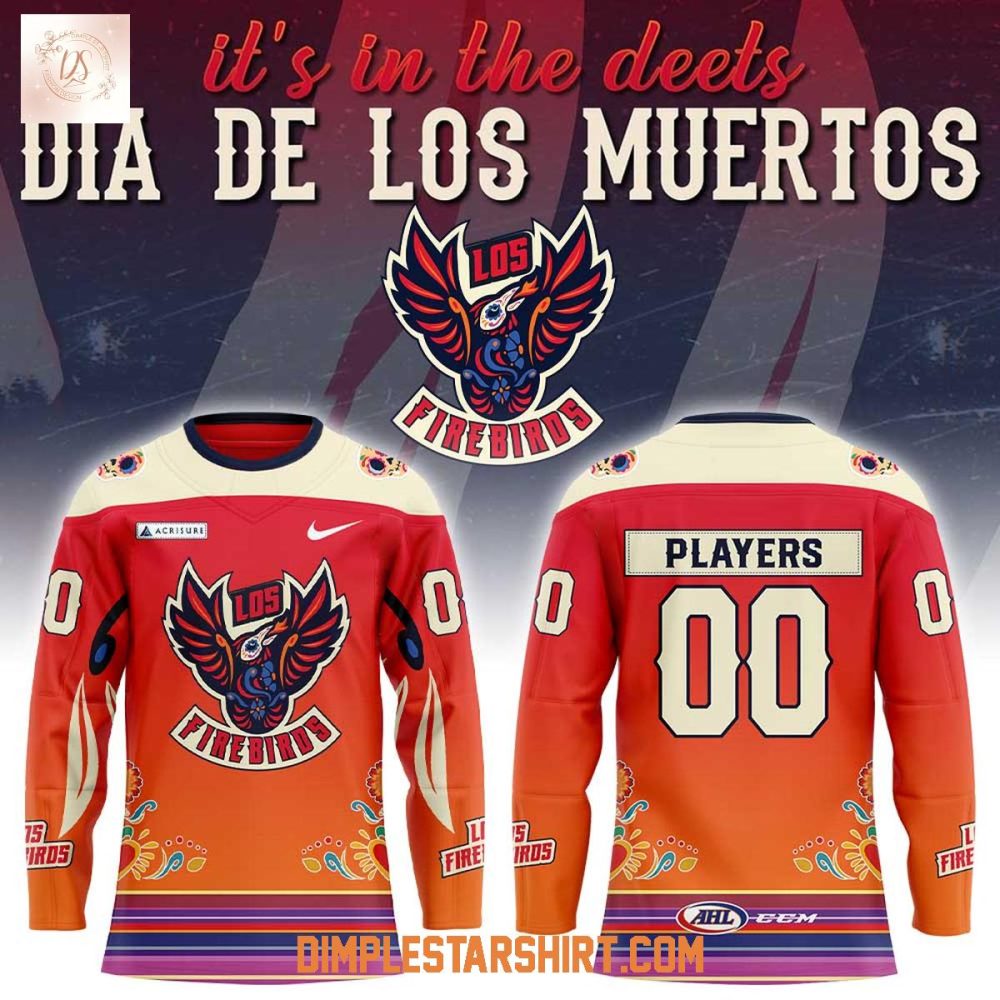 Coachella Valley Firebirds Dia De Los Muertos Hockey Jersey