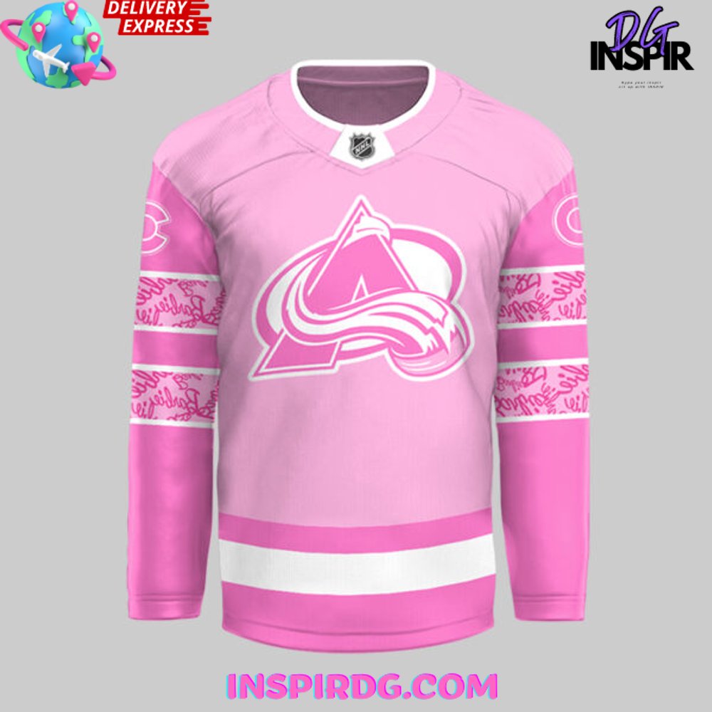 Colorado Avalanche Barbie Night 2025 Hockey Jersey