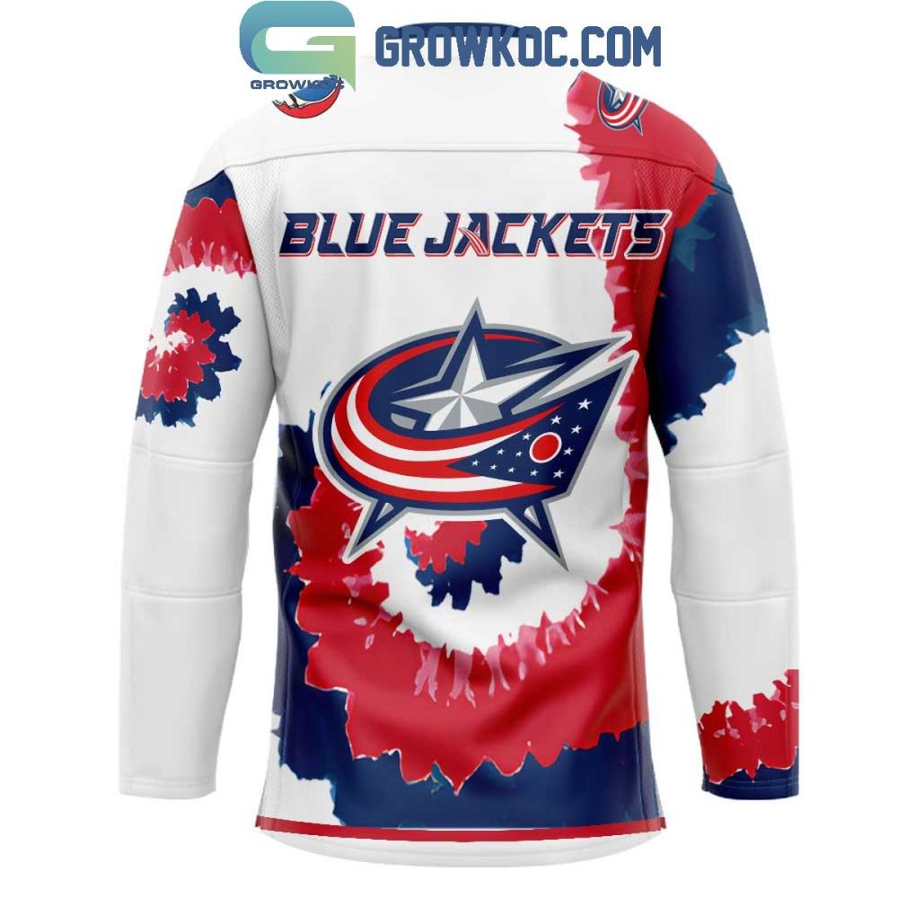 Columbus Blue Jackets Grateful Dead 2026 Uniform Hockey Jersey