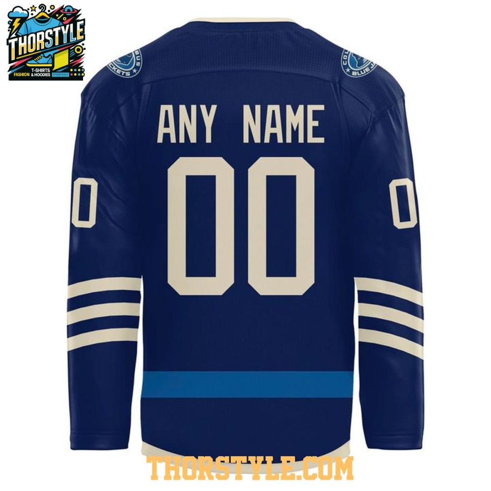 Columbus Blue Jackets X 2026 Military Appreciation Celebrate Hockey Jersey