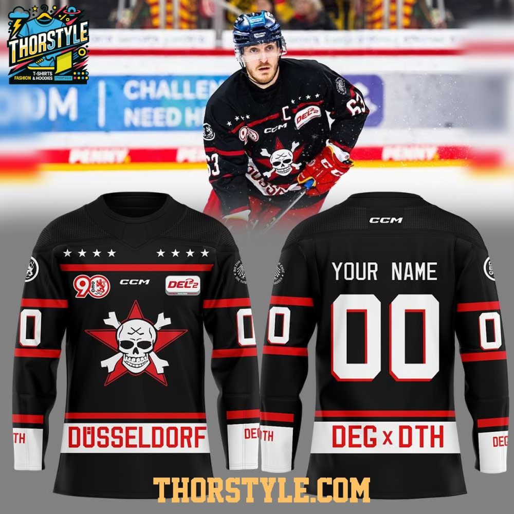 Dusseldorf Eishockey Team 2025 Die Toten Hosen Hockey Jersey