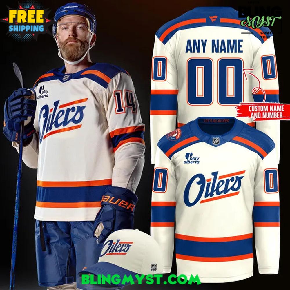 Edmonton Oilers Fanatics Premium Cream 2025-26 Hockey Jersey