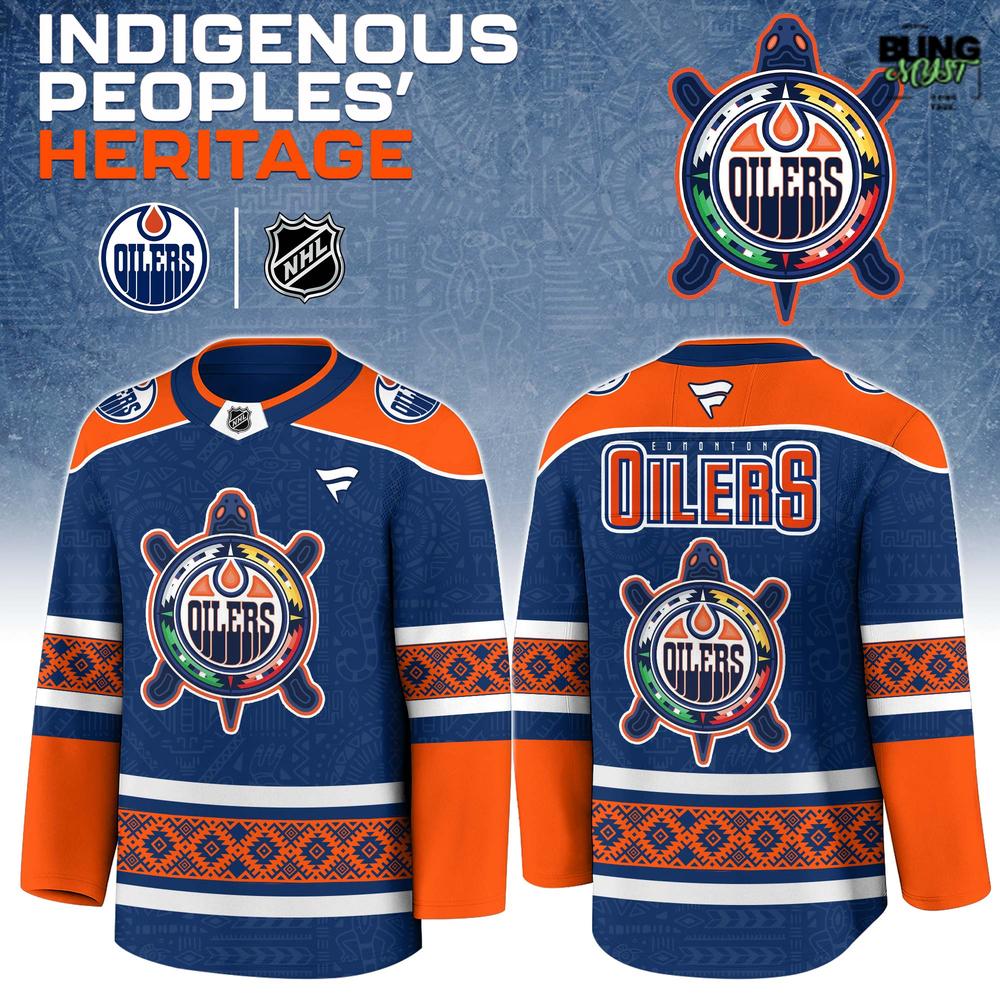 Edmonton Oilers Indigenous People Heritage 2026 Hockey Jersey