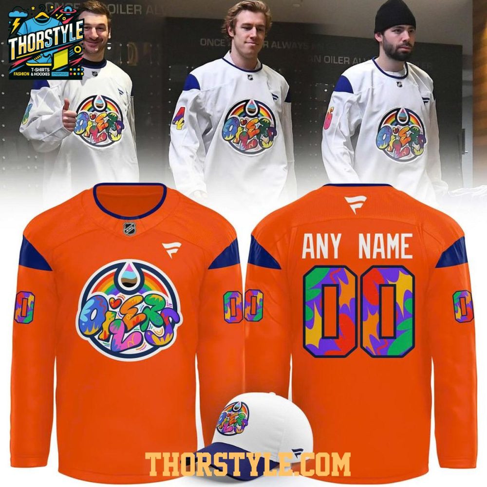 Edmonton Oilers Pride Night 2026 Celebrating Personalized Hockey Jersey