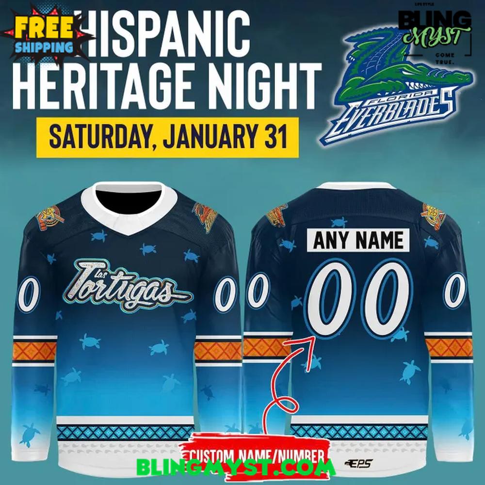 Florida Everblades Hispanic Heritage Night 2026 Hockey Jersey