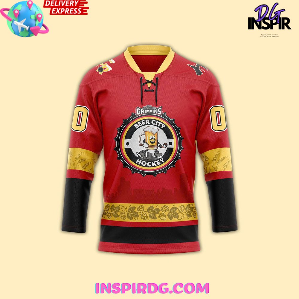 Grand Rapids Griffins Beer City Hockey Night 2025 Jersey