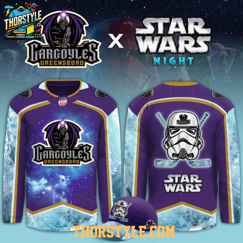 Greensboro Gargoyles Star Wars Night 2026 Celebration Hockey Jersey