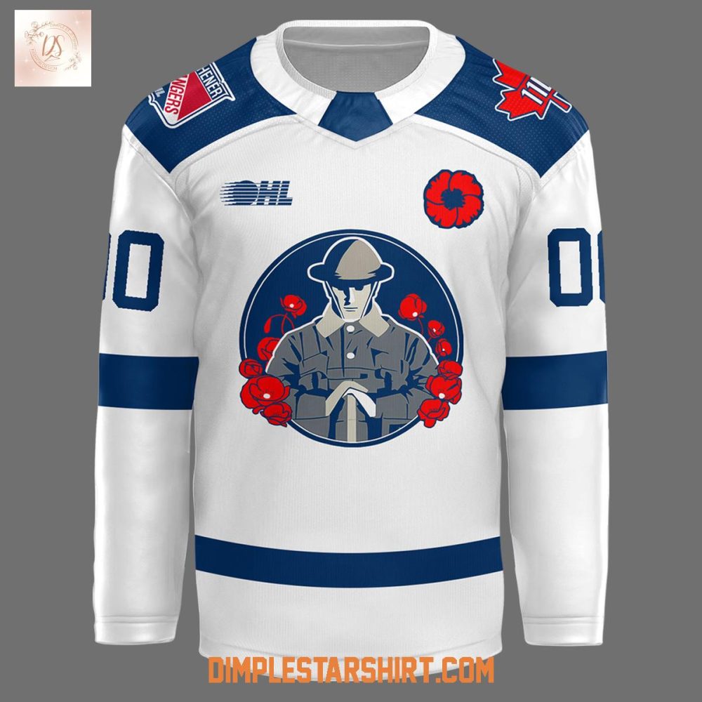 Kitchener Rangers Remembrance Day Hockey Jersey