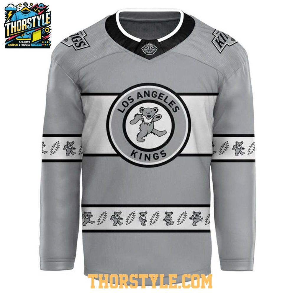 Los Angeles Kings Grateful Dead Night 2026 Personalized Hockey Jersey