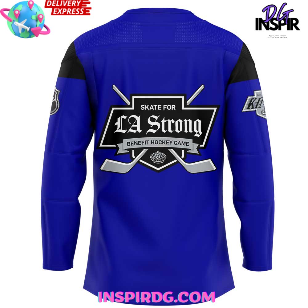 Los Angeles Kings La Strong 2025 Blue Jersey