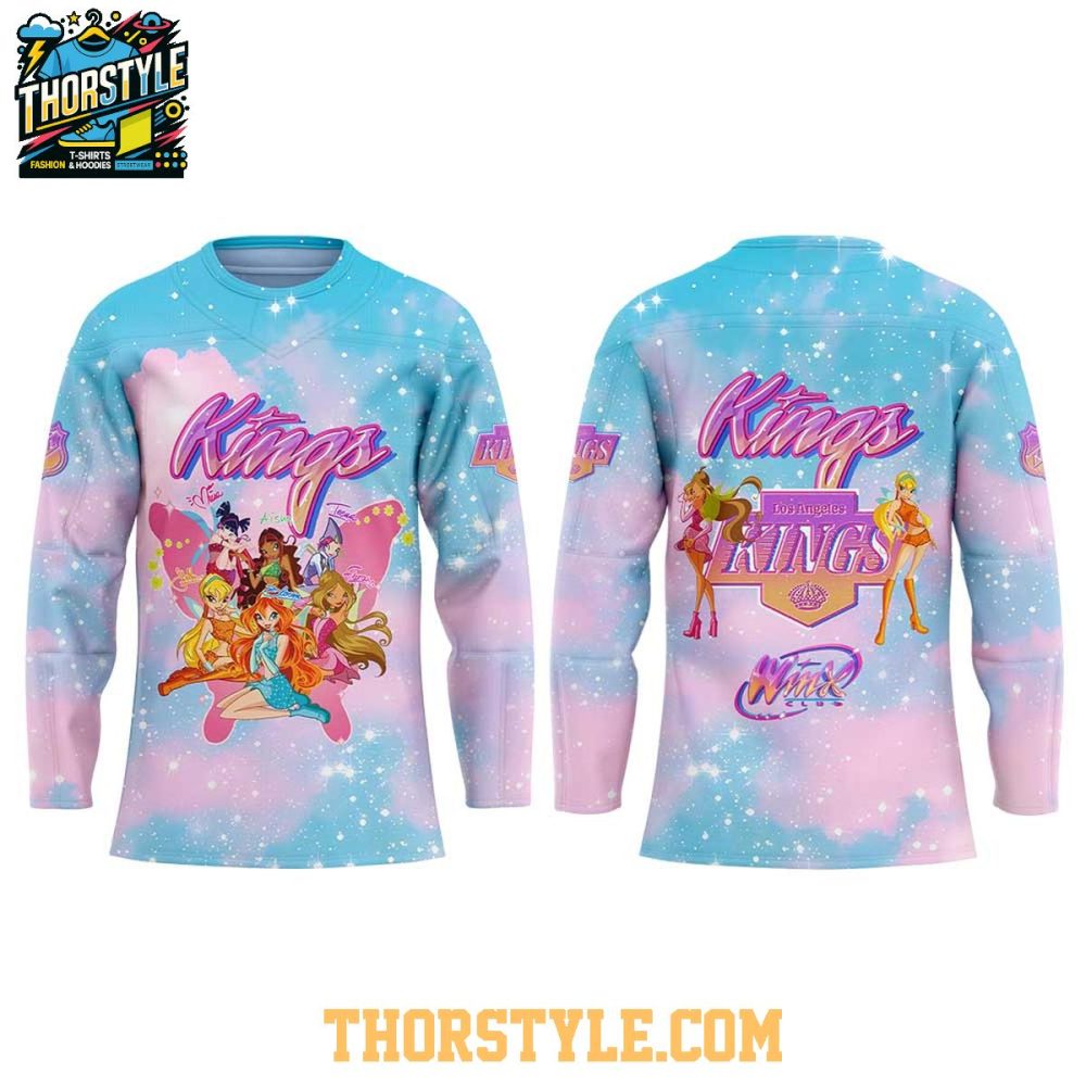Los Angeles Kings Winx Club The Magic Is Back 2026 Night Hockey Jersey