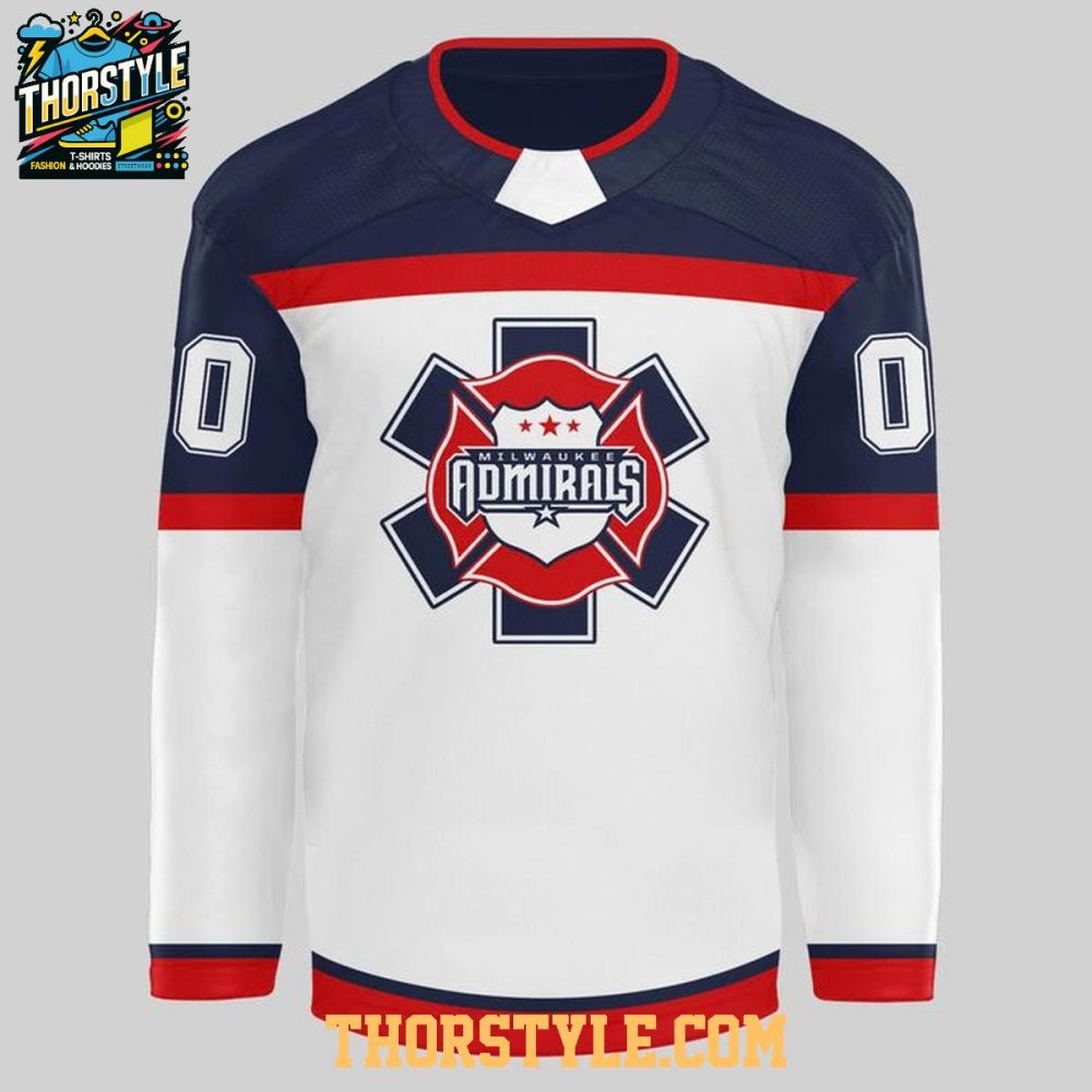 Milwaukee Admirals First Responders 2026 Night Personalized Hockey Jersey