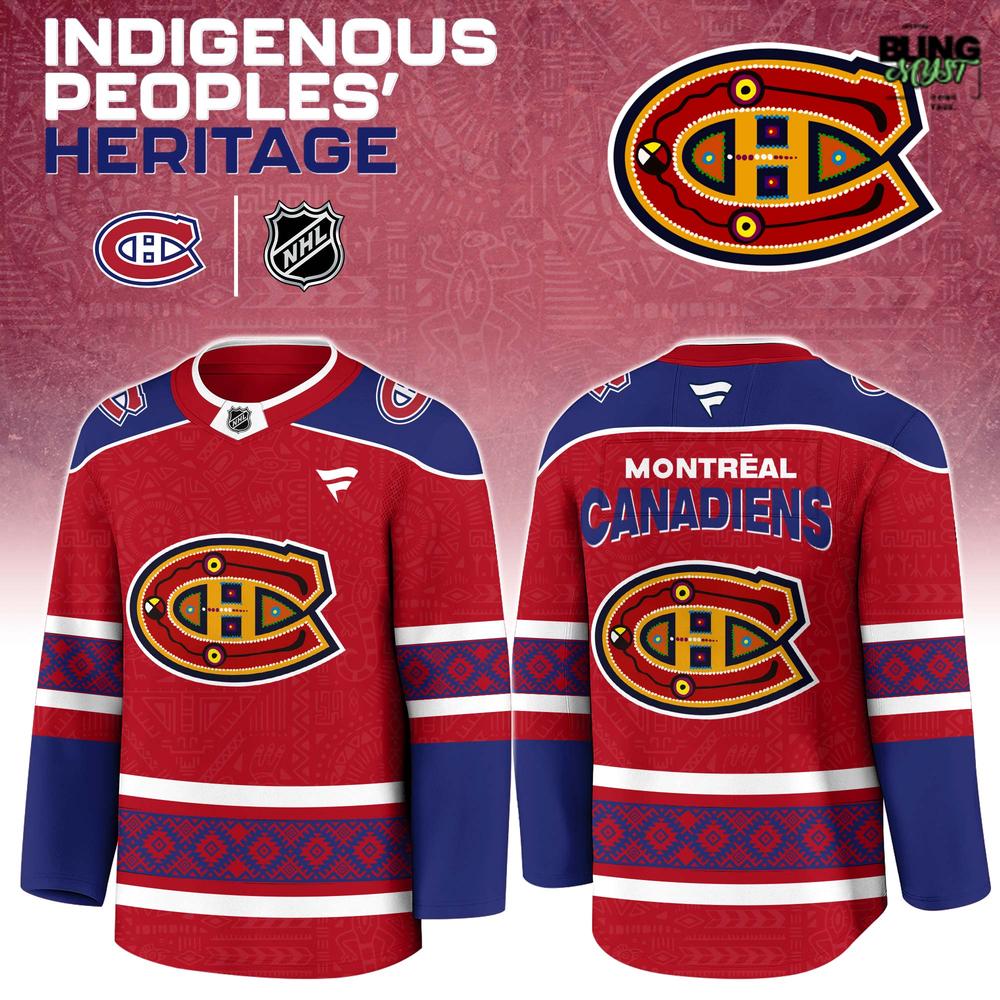 Montreal Canadiens Indigenous People Heritage 2026 Hockey Jersey