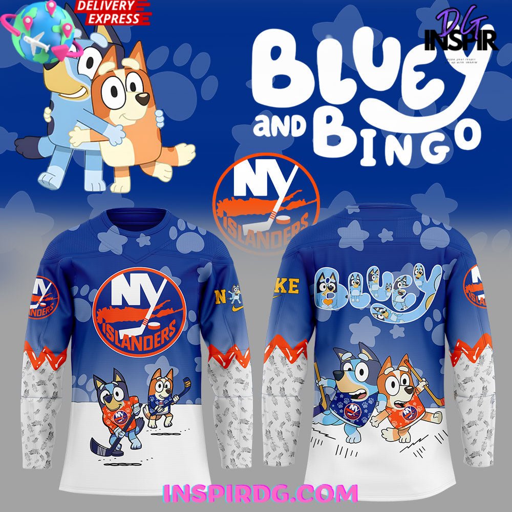 New York Islanders Bluey And Bingo Special Jersey