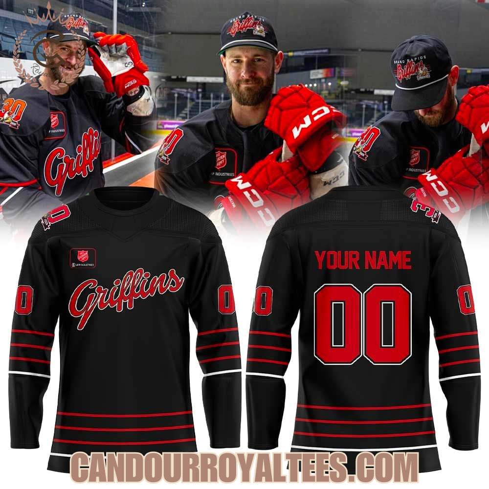 Grand Rapids Griffins Red Kettle Uniform Jersey