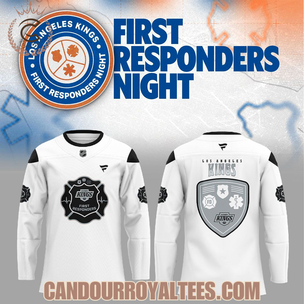 Los Angeles Kings First Responders Night 2026 Hockey Jersey