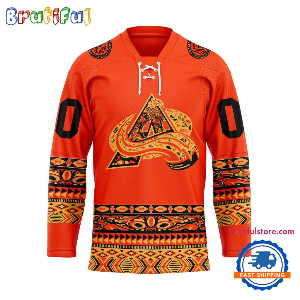 NHL Colorado Avalanche National Day For Truth And Reconciliation Design Hockey Jersey, Sport Jersey Shirt