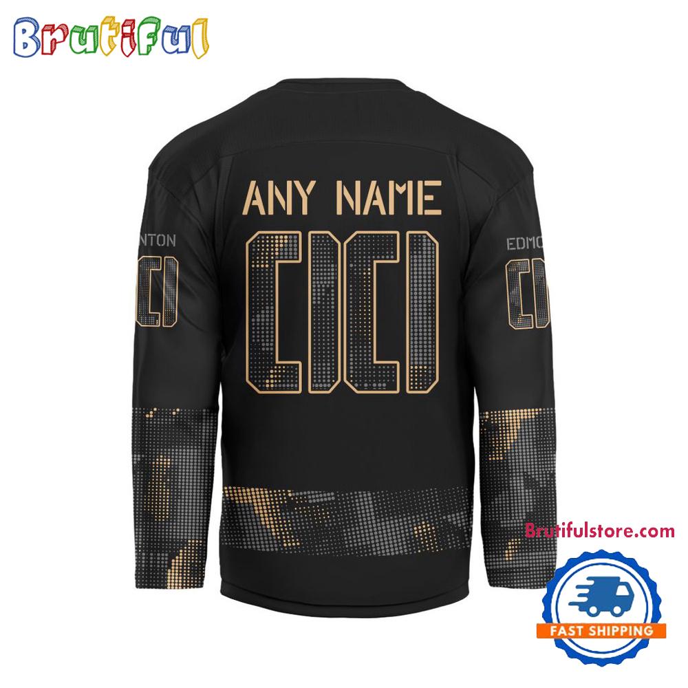NHL Edmonton Oilers Military Appreciation Design Hockey Jersey