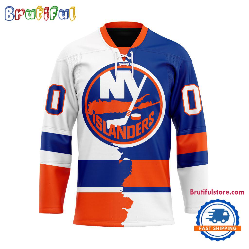 NHL New York Islanders Home Mix Away New Design Hockey Jersey