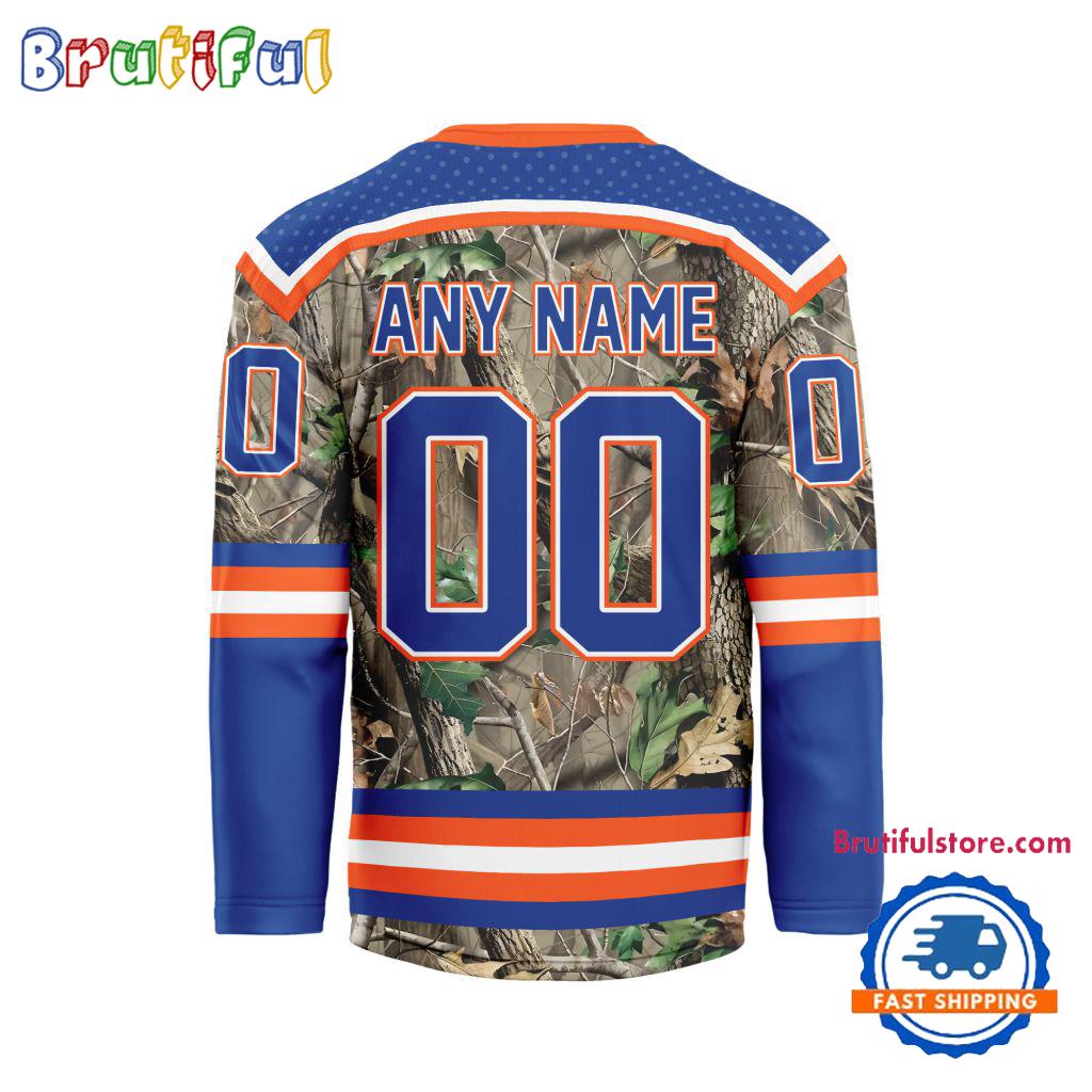NHL New York Islanders Special Realtree Camo Hunting Hockey Jersey