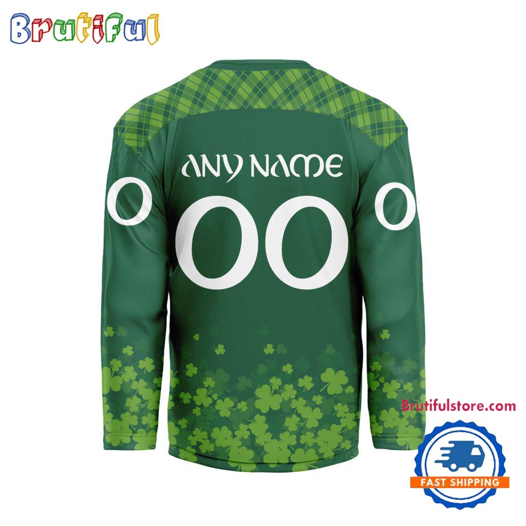 NHL New York Rangers St.Patrick's Day New Design Hockey Jersey, NHL Patricks Day Jersey