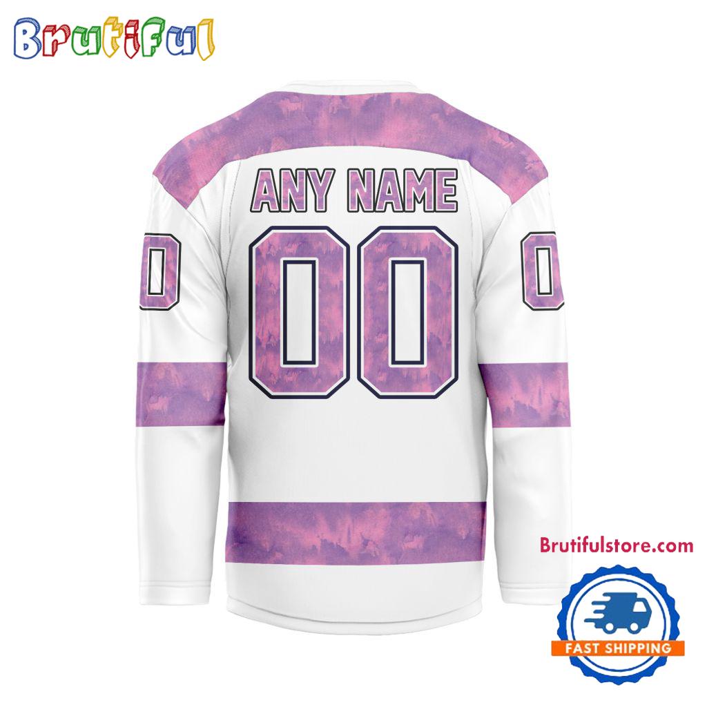 NHL Ottawa Senators Personalized Hockey Fights Cancer Design Jersey