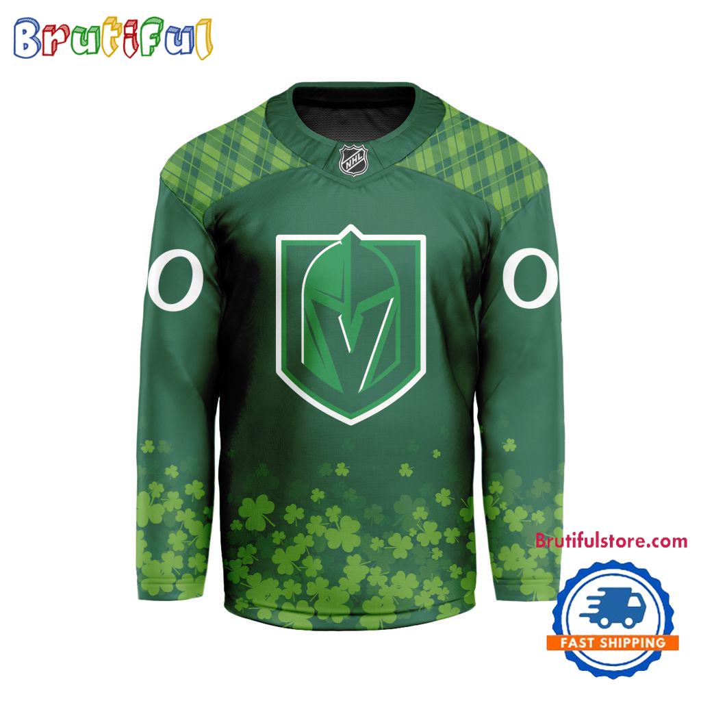 NHL Vegas Golden Knights St.Patrick's Day New Design Hockey Jersey, NHL Patricks Day Jersey