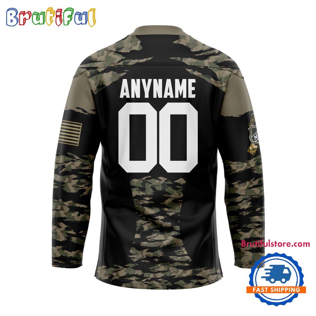NHL Washington Capitals Custom Honoring Veterans Camo Hockey Jersey